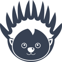 Cute Porcupine Face Sticker