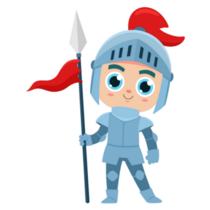 Cute Prince Knight Sticker