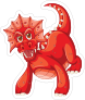 Cute Red Dragon Sticker