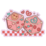 Cute Retro Dice For Lovers Sticker
