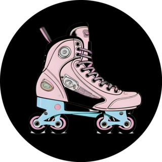 Cute Rollerblades Sticker