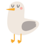 Cute Seagull Sticker