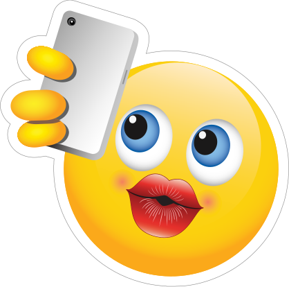 Cute Selfie Female Emoji Sticker