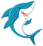 Cute Shark Giving Thumb Up Sticker