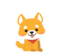 Cute Shiba Inu Dog Sticker