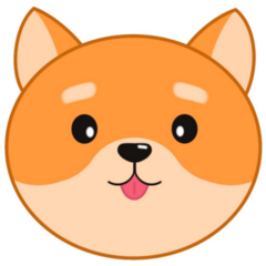 Cute Shiba Sticker