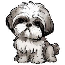 Cute Shih Tzu Sticker