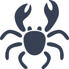 Cute Simple Crab Sticker