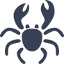 Cute Simple Crab Sticker