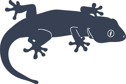 Cute Simple Lizard Gecko Sticker
