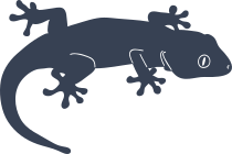 Cute Simple Lizard Gecko Sticker