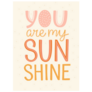 Cute Simple You are My Sunshine Lettering Sticker