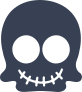 Cute Skull Sticker
