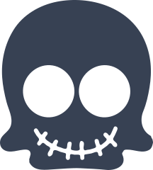 Cute Skull Sticker