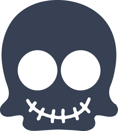 Cute Skull Sticker