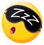 Cute Sleepy Emoji Sticker