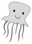 Cute Smiling Jellyfish Sticker