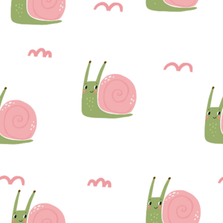 Cute Snail Pattern Sticker