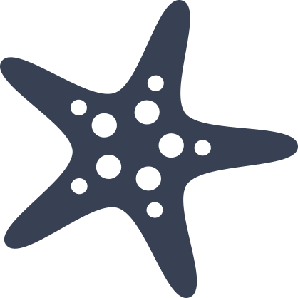Cute Starfish With Dots Sticker