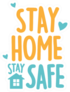 Cute Stay Home Stay Safe Sticker