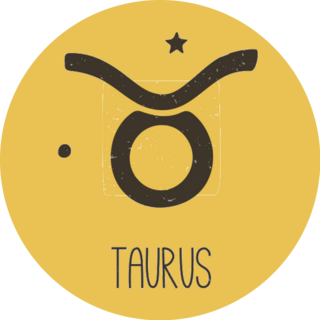 Cute Taurus Zodiac Sign Astrology Sticker