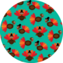 Cute Thanksgiving Turkey Pattern Sticker