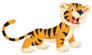 Cute Tiger Cub Roaring Sticker