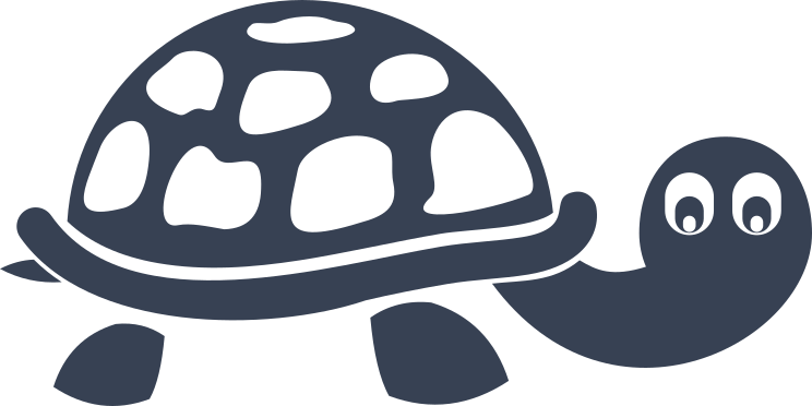Cute Turtle With Long Neck Sticker