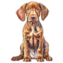 Cute Vizsla Puppy Sticker