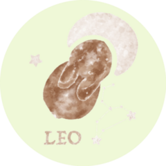 Cute Watercolor Leo Bunny Sticker