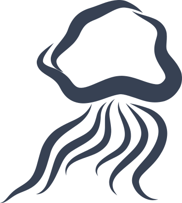 Cute Wavy Jellyfish Sticker