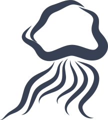 Cute Wavy Jellyfish Sticker