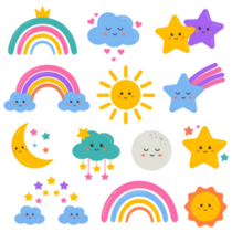 Cute Weather Icons Sticker