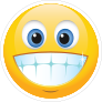 Cute Wide Smile Emoji Sticker