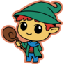 Cute Wizard Elf Sticker