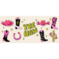 Cute Yeehaw Sticker Sheet