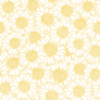 Cute Yellow Sunflower Design Sticker