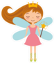 Cute Young Fairy Character Sticker