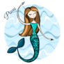 Cute Zodiac Sign Pisces Mermaid Sticker