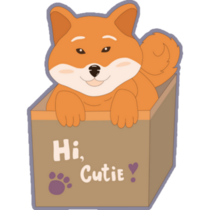 Cutie Shiba Inu Sticker