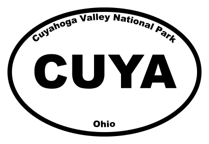 Cuyahoga Valley National Park Oval Sticker