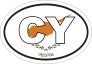Cyprus Cy Flag Oval Sticker