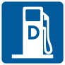 D Gas Station Sticker