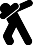 Dabbing Person Sticker