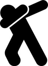 Dabbing Person Sticker