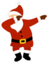 Dabbing Santa Sticker