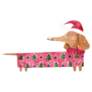 Dachshund In A Santa Claus Sticker