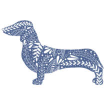 Dachshund Ornament Sticker