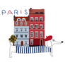 Dachshund Paris Sticker