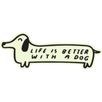 Dachshund Quote Sticker